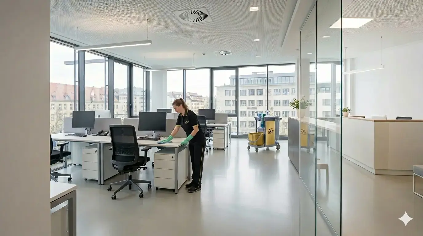 Professionelle Unterhaltsreinigung und Büroreinigung